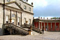 Entrance stairs of Russborough House. Ireland
