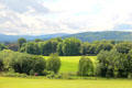 Countryside view from Russborough House. Ireland.