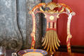 Dining room chair at Russborough House. Ireland.