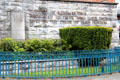 Garden of Remembrance entrance dedication. Dublin, Ireland.