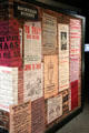 Posters arguing against treaty with UK which lead to Irish Civil War at GPO Museum. Dublin, Ireland.