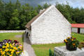 Quille's farm representing a large land holding at Muckross Traditional Farms in Killarney National Park. Killarney, Ireland.