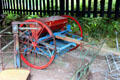 Farm machinery at Quille's farm at Muckross Traditional Farms in Killarney National Park. Killarney, Ireland.