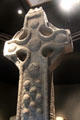 Bosses & interlacing detail on reverse of South Cross at Clonmacnoise museum. Ireland.