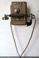 Antique telephone at Strokestown Park. Vesnoy, Ireland.