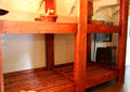 Model of bunks used aboard famine emigration ships at Irish National Famine Museum. Vesnoy, Ireland.