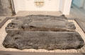 Christian grave stones at Medieval Mile Museum. Kilkenny, Ireland.