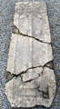 Tomb slab with cross in cathedral at Rock of Cashel. Cashel, Ireland.