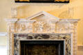 Irish chimneypiece by John Kelly of Dublin at Bishop's Palace. Waterford, Ireland.