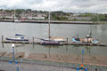 Waterford harbor on River Suir seen from Reginald's Tower. Waterford, Ireland.