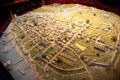 Model of Waterford in 1374 at Museum of Treasures. Waterford, Ireland.