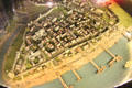 Model of Waterford in 1480 at Museum of Treasures. Waterford, Ireland.