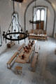 Recreation of banqueting hall on second floor at Desmond Castle. Newcastle West, Ireland
