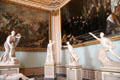 Niobe Room built to house Roman sculptural group found in 1583 at Uffizi Gallery. Florence, Italy.