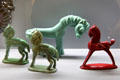Figurines of horses from Villeroy & Boch at Septfontaines Luxembourg at Villa Vauban Museum. Luxembourg, Luxembourg.