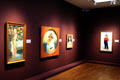 Gallery of children's portraits at Villa Vauban Museum. Luxembourg, Luxembourg.