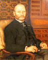 Portrait of Léon Würth by Karl von Pidoll zu Quintenbach at Villa Vauban Museum. Luxembourg, Luxembourg.