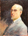 Self-Portrait by Corneille Lentz at Villa Vauban Museum. Luxembourg, Luxembourg.