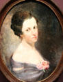 Portrait of Painter's Wife by Corneille Lentz at Villa Vauban Museum. Luxembourg, Luxembourg.