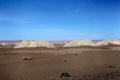 Mounds above ancient irrigation tunnels west of Erfoud. Morocco.