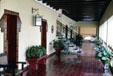 Interior of Mayaland Hotel in Chichén Itzá. Mexico.