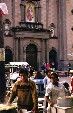 Vendors in front of Tijuana Cathedral. Mexico.