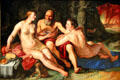 Lot & his daughter painting by Hendrick Goltzius at Rijksmuseum. Amsterdam, NL