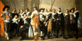 Militia Company of District XI under Command of Captain Reynier Reael painting by Frans Hals & Pieter Codde at Rijksmuseum. Amsterdam, NL.