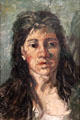 Head of prostitute painting by Vincent van Gogh at Van Gogh Museum. Amsterdam, NL.