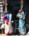 Women with their babies in Katmandu. Nepal