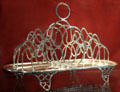 Silver bannock rack by Patrick Robertson of Edinburgh at Museum of Edinburgh. Edinburgh, Scotland.