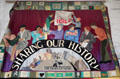 Sharing our History hanging at People's Story Museum. Edinburgh, Scotland.