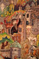 Detail of Edinburgh Tapestry by John R Chart, Louisa M. Chart & Katherine Chart at People's Story Museum. Edinburgh, Scotland.