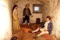 Canongate Tollbooth Cell portrayed during at People's Story Museum. Edinburgh, Scotland.