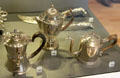 Silver argyles from England at National Museum of Scotland. Edinburgh, Scotland.