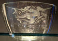 Glass vase by Gerda Strömberg of Sweden at National Museum of Scotland. Edinburgh, Scotland.