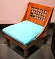 Egyptian Revival chair by Christopher Dresser made by Chubb & Sons or Thomas Knight of England at National Museum of Scotland. Edinburgh, Scotland.