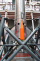 Tail fins of Black Knight rocket at National Museum of Scotland. Edinburgh, Scotland.