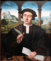Portrait of a Man by Quinten Massys at National Gallery of Scotland. Edinburgh, Scotland.