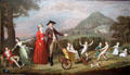 Hunter Blair Family painting by David Allan at National Gallery of Scotland. Edinburgh, Scotland.