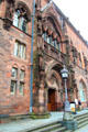 Entrance of National Portrait Gallery of Scotland. Edinburgh, Scotland.