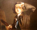 Self-portrait by Sir Joshua Reynolds at National Portrait Gallery of Scotland. Edinburgh, Scotland.