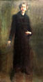 Brown & Gold Self-Portrait by James McNeill Whistler at Hunterian Art Gallery. Glasgow, Scotland.
