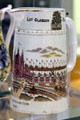 Glasgow Exhibition jug by Clyde Pottery of Greenock, Scotland at Hunterian Museum. Glasgow, Scotland.
