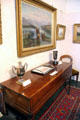 Square piano by Richard Horsburgh of Edinburgh in Reid farmhouse at National Museum of Rural Life. Kittochside, Scotland.