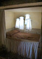 Boxbed at Robert Burns Cottage. Alloway, Scotland.