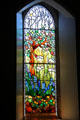 Stained glass window at Alloway Parish Church. Alloway, Scotland.