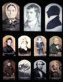 Photos of Burn's family at Robert Burns Birthplace Museum. Alloway, Scotland.