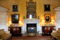 Chimney Piece , gilt mirror in Yellow Drawing Room at Hopetoun House. Queensferry, Scotland