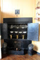 Plate warming oven in the Servery at Hopetoun House. Queensferry, Scotland.